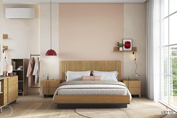 Wooden Bed MOD S-Letto